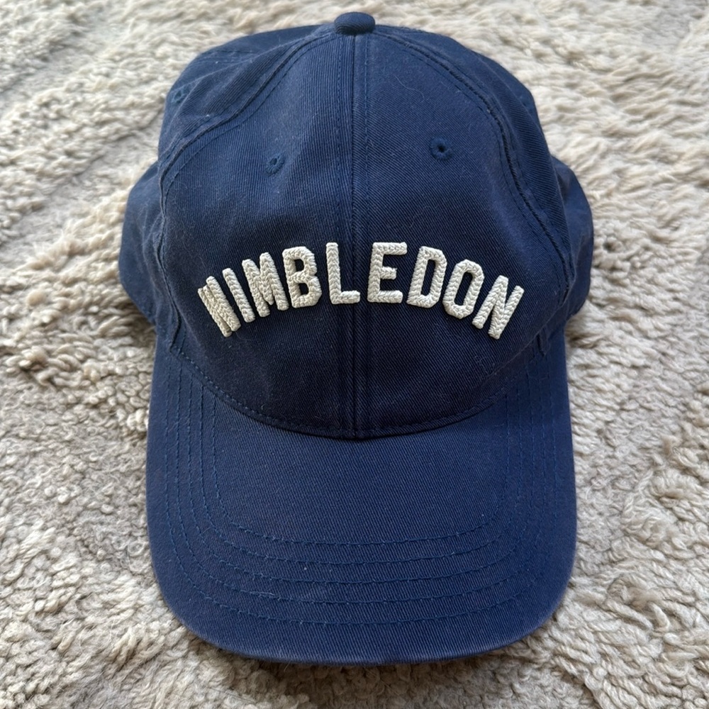 Wimbledon unisex hat limited edition blue tennis